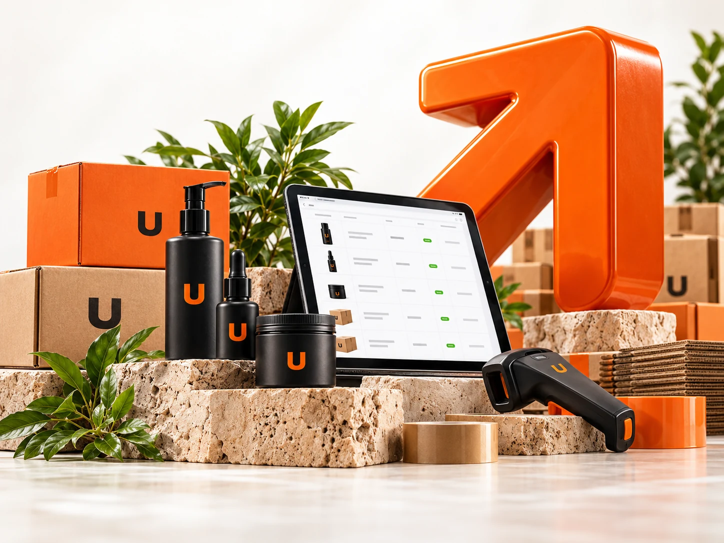 Illustrative ecommerce operations, inventory and fulfillment workspace.